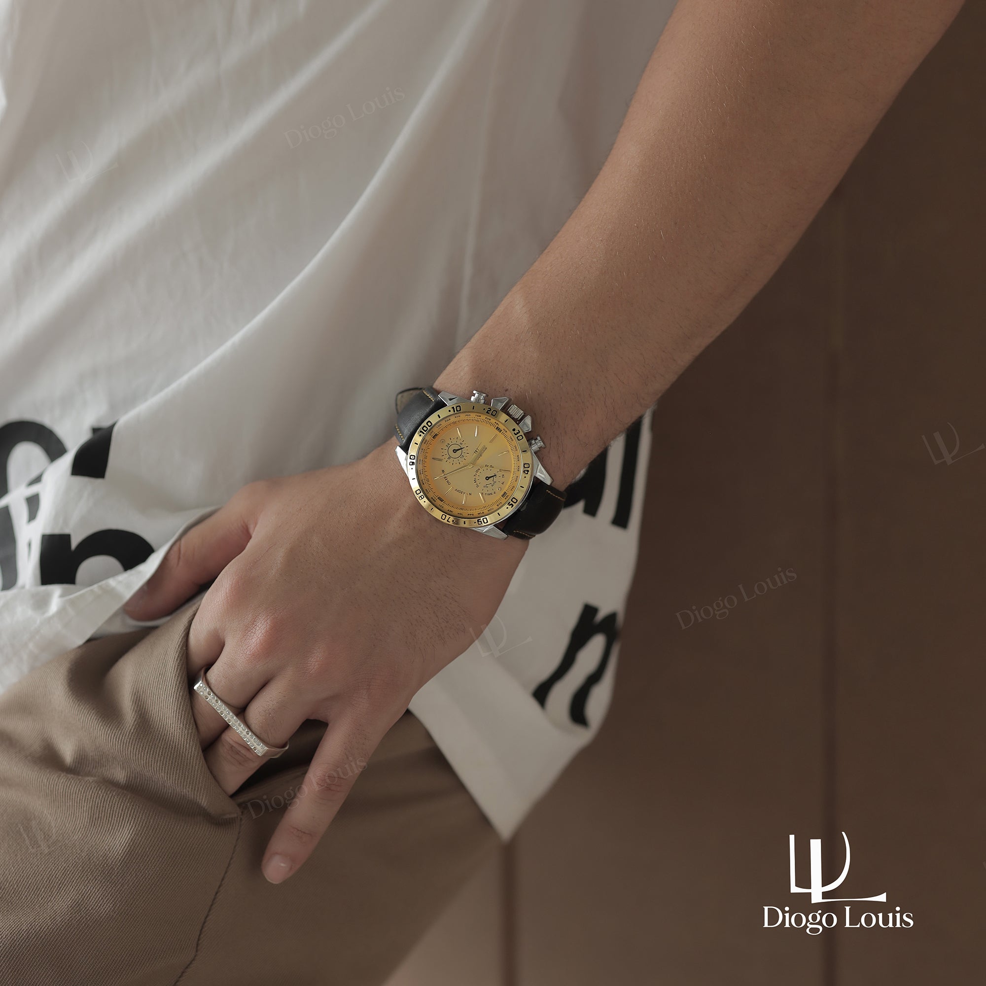 LOUIS JORDI SPORTS メンズ腕時計 クォーツ ジャンク品 美しい - 時計