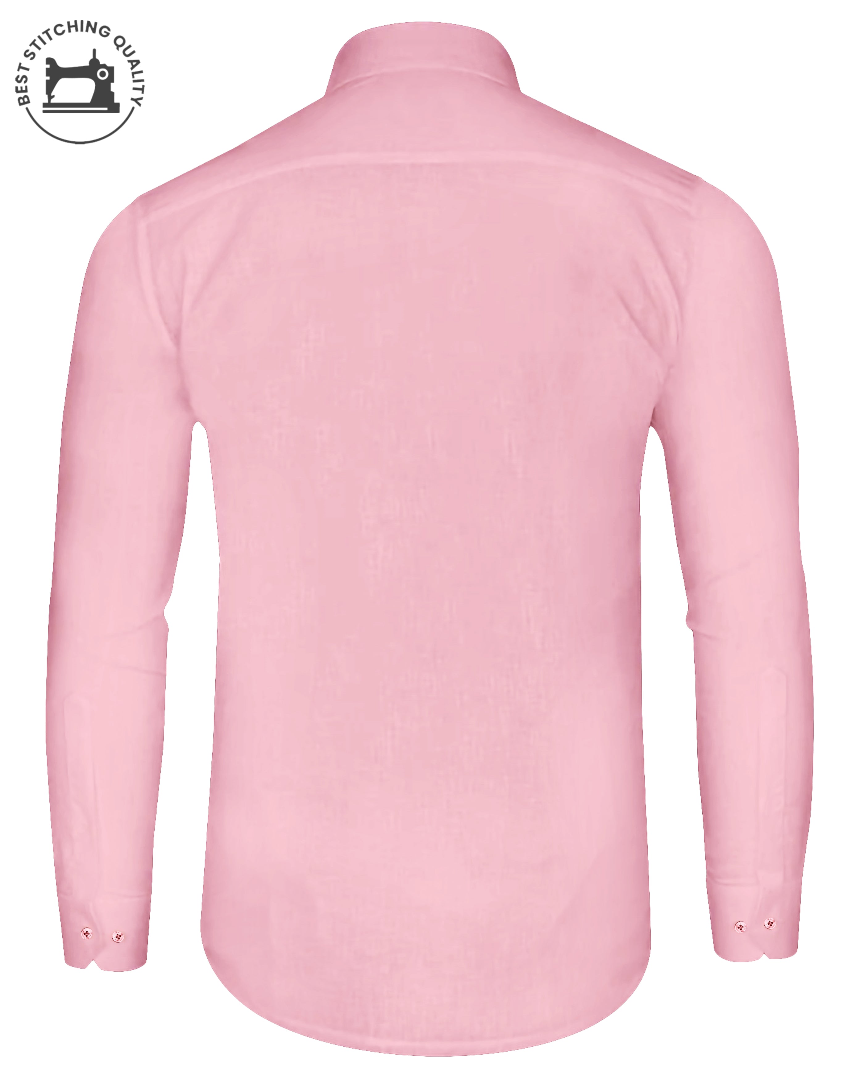 Combo of 2 plain shirts Pink & Light Blue Colour